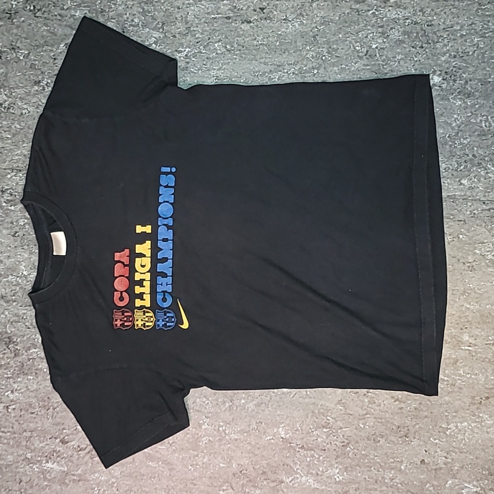 2009. Nike FC Barcelona. Championship Tee. List of players names. Messi.…